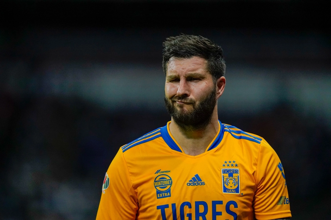 Fueron anulados los tres goles anotados por André-Pierre Gignac al Atlas, en el duelo de vuelta de la semifinal del C22. Foto Ap
