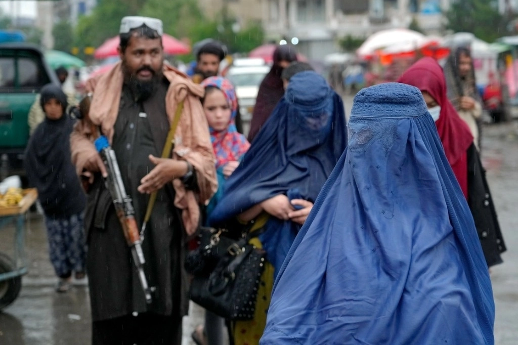 Mujeres portan el 'hiyab'. Foto Ap /Archivo