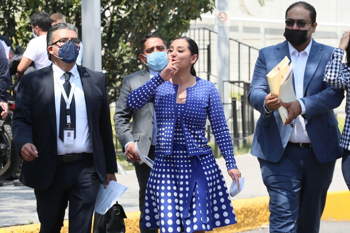 La alcaldesa de Cuauhtémoc, en suspensión de funciones, Sandra Cuevas Nieves. Foto Roberto García Ortiz / Archivo