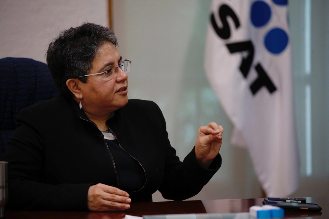 Raquel Buenrostro Sánchez, jefa del Servicio de Administración Tributaria (SAT). Foto LA JORNADA/Cristina Rodríguez 