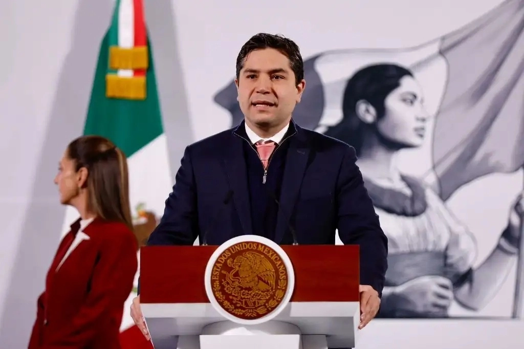 Antonio Martínez Dagnino, titular del SAT, acusó que las pérdidas fiscales “las restan con las utilidades, entonces ya no pagan los impuestos, tanto nacionales como también empresas extranjeras”. Imagen del 26 de diciembre de 2024. Foto Germán Canseco