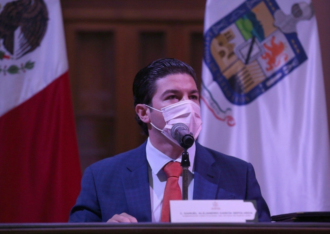 El gobernador de Nuevo León, Samuel García. Foto tomada del Twitter de @samuel_garcias / Archivo

