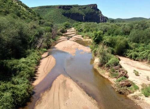 En 2014 Grupo México contaminó el Río Sonora al derramar sulfato de cobre acidulado. Foto Cuartoscuro/Archivo 