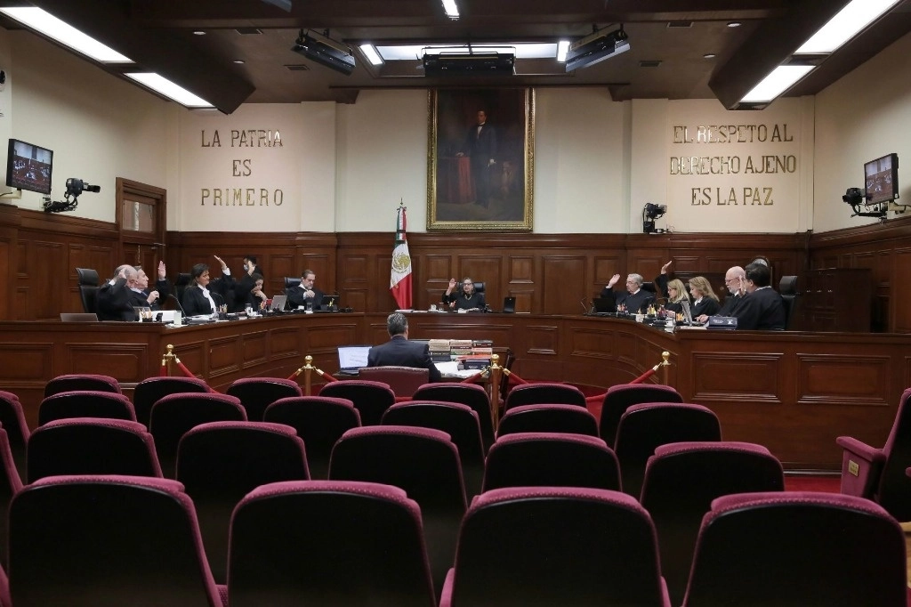 Durante una sesión del pleno de la Corte. Foto Cuartoscuro / archivo 