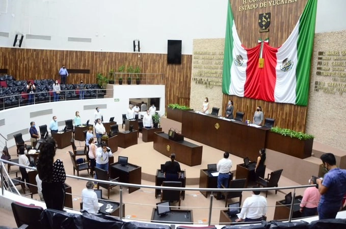 Yucatán ha rechazado en dos ocasiones reformar el código civil en favor de los matrimonios igualitarios. Foto tomada del Twitter @CongresoYucatan