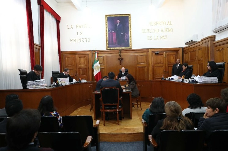 Sesión en la Primera Sala de la Suprema Corte de Justicia de la Nación. Foto Yazmín Ortega Cortés / Archivo