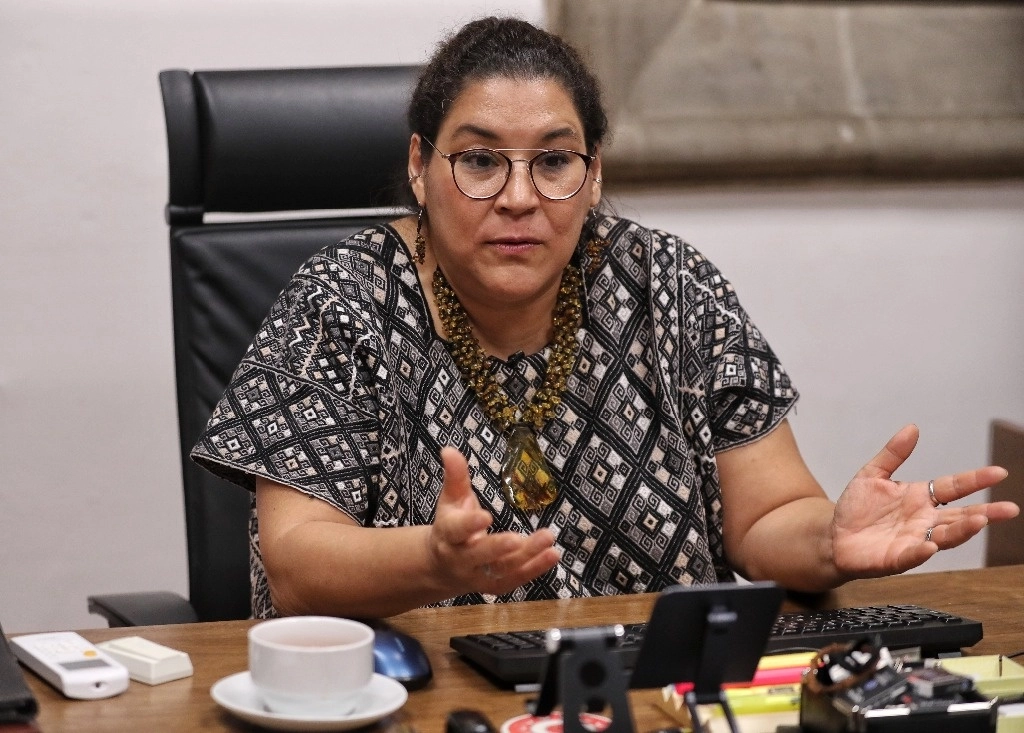 La ministra de la Corte, Lenia Batres. Foto Marco Peláez / archivo 