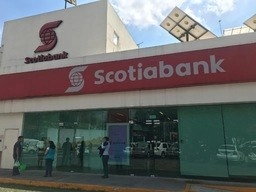 Una sucursal de Scotiabank en la CDMX. Foto Carlos Ramos Mamahua/ archivo