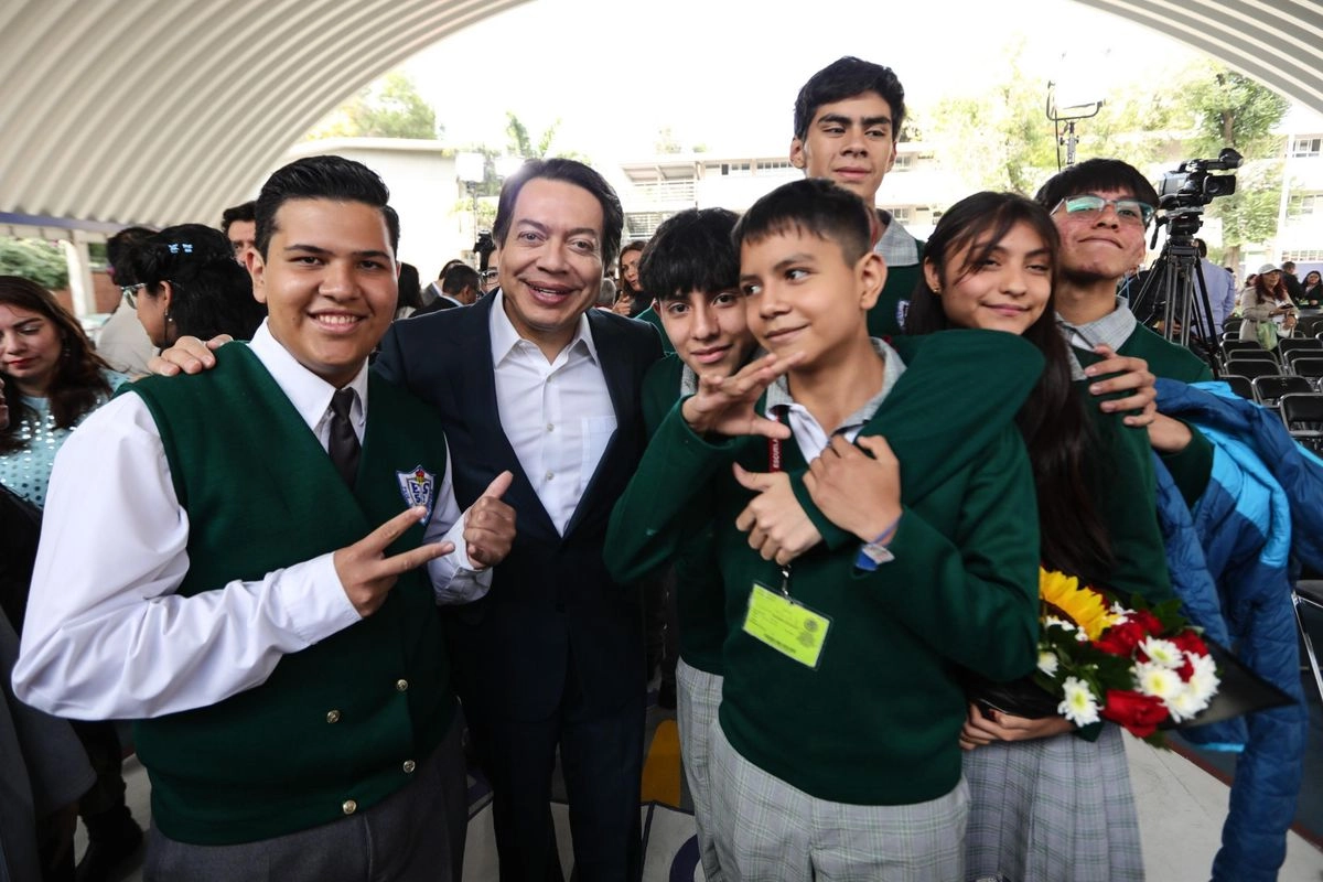 Mario Delgado, titular de la Secretaría de Educación Pública (SEP) aseguró que  existen avances importantes en la aplicación del modelo Nueva Escuela Mexicana que lleva a cabo el Gobierno Federal. Foto  