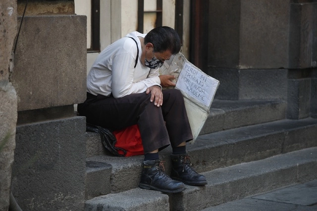 Persona en calles del Centro Histórico en imagen de archivo. Foto Cristina Rodríguez