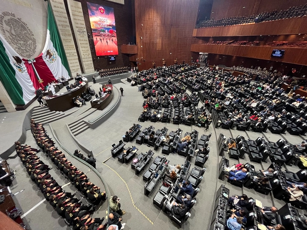 Sesión solemne en la Cámara de Diputados, el 22 de noviembre de 2023. Foto José Antonio López
