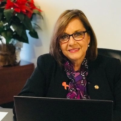 La senadora Martha Lucía Mícher Camarena en imagen de archivo. Foto tomada de la cuenta de Twitter @MaluMicher