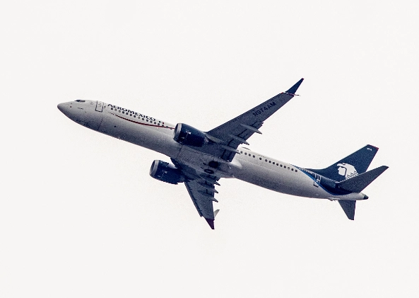 Aeronave de Aeroméxico en imagen de archivo. Foto José Núñez