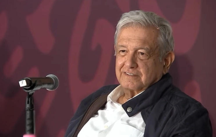 El presidente Andrés Manuel López Obrardo durante la reunión con autoridades de La Montaña de Guerrero. Fotograma tomado del video emitido por el Gobierno de México