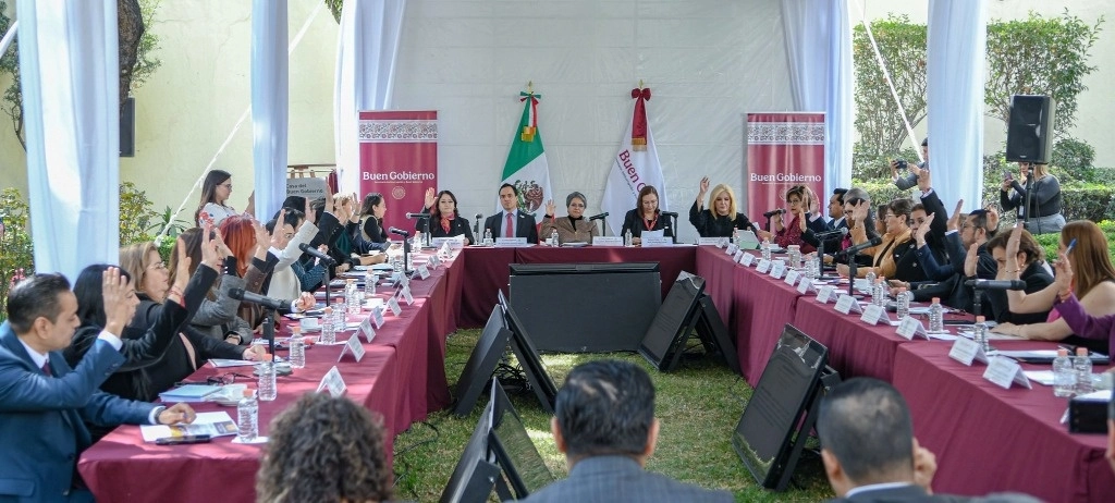 Se realizó Primera Asamblea Plenaria 2025 encabezada por su presidenta, la secretaria Anticorrupción y #BuenGobierno, Raquel Buenrostro. Foto tomada de la cuenta de X @BuenGobierno_mx