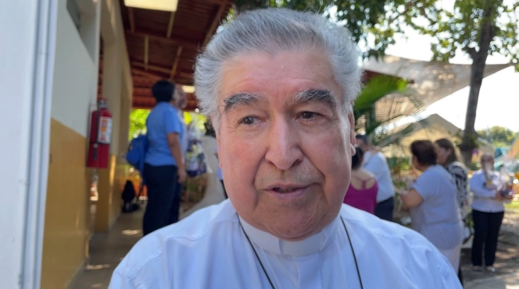 El cardenal monseñor Felipe Arizmendi Esquivel aseguró que los problemas de violencia e inseguridad que enfrenta Chiapas se deben a que se permitió que los grupos delictivos crezcan en distintas regiones de la entidad, el 1 de febrero de 2024. Foto Édgar H. Clemente