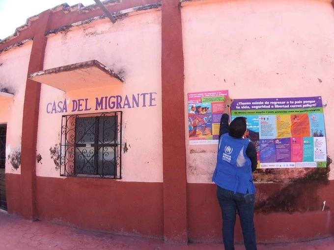 Casa del Migrante en Mapastepec, Chiapas. Foto @AcnurMexico
