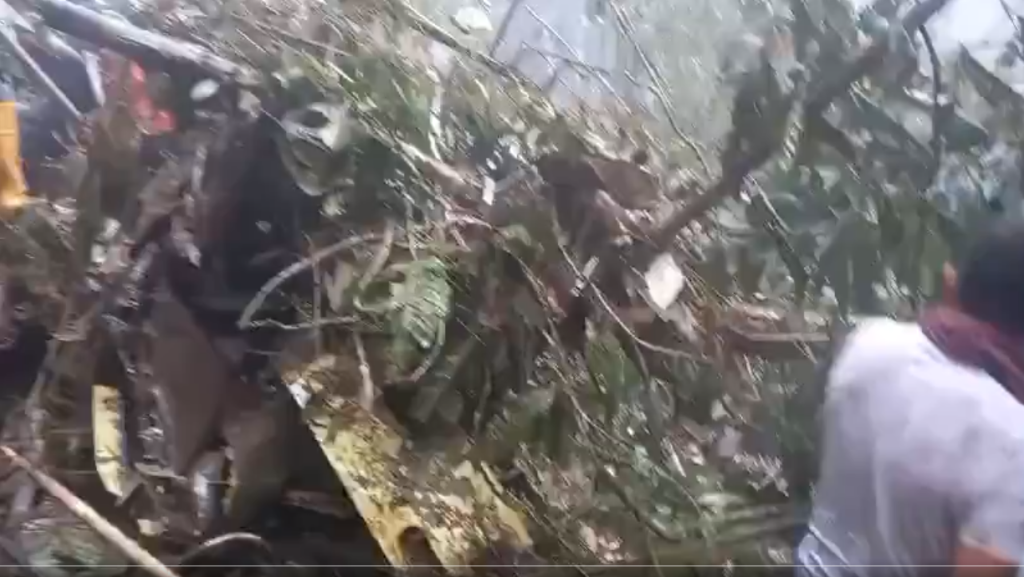 Helicopter crashes in Colombia;  nine soldiers die
