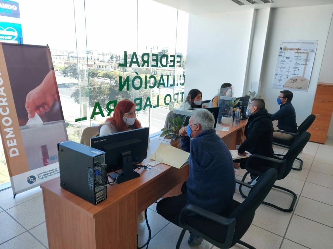 Instalaciones del Centro Federal de Conciliación y Registro Laboral en imagen de archivo. Foto tomada de la cuenta de Twitter @Centrofcrl