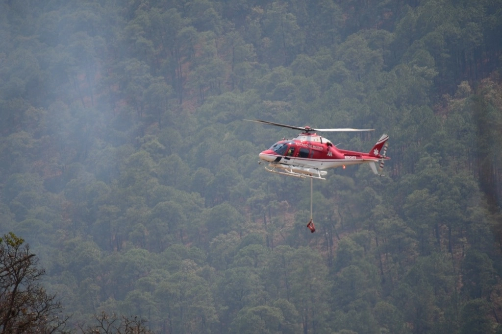 La Conafor informó que 70 incendios forestales se encuentran activos en 19 entidades. Foto La Jornada