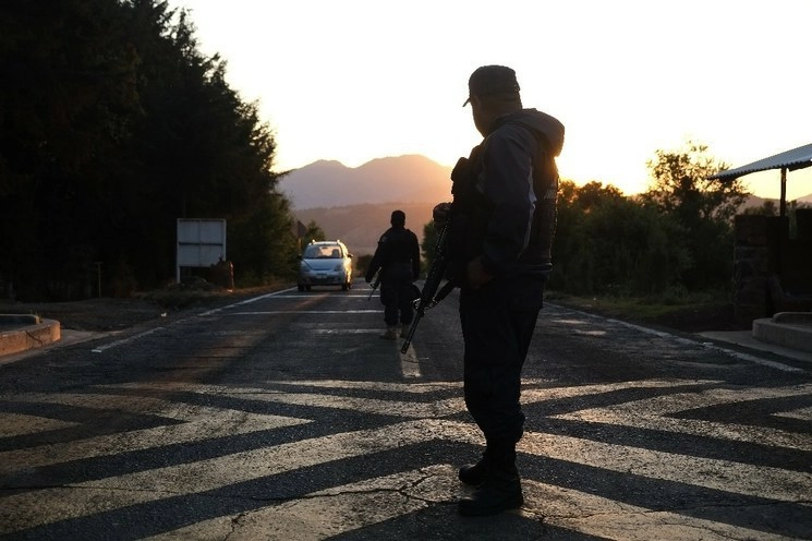 Elementos de la Policía Estatal de Michoacán en imagen de archivo. Foto Cuartoscuro