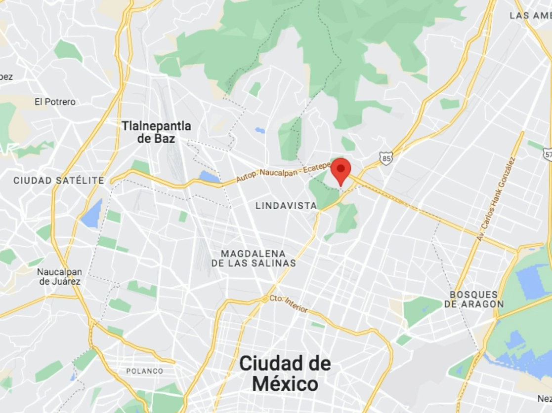 Los presuntos responsables fueron detenidos en la colonia Lomas de San Juan Ixhuatepec, en Tlalnepantla de Baz. Foto Google Maps