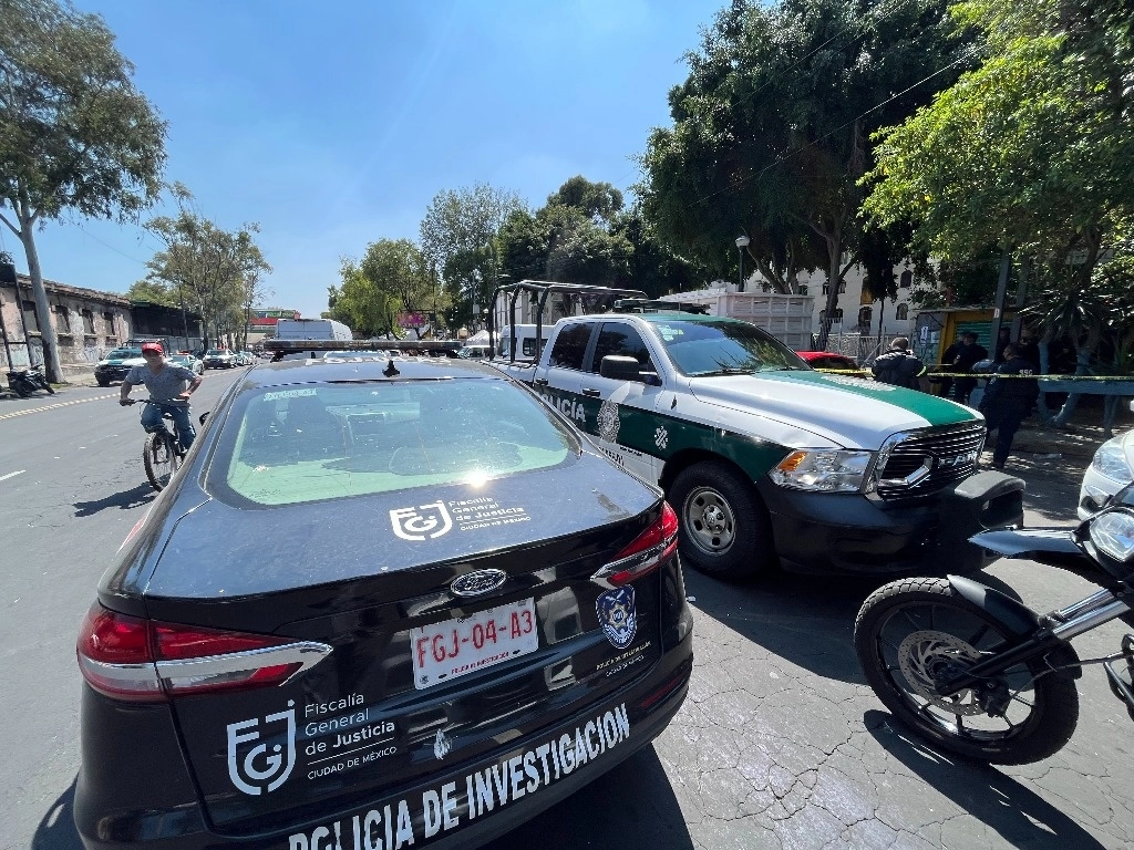 Policías en el barrio de Tepito. Foto Alfredo Domínguez/ archivo