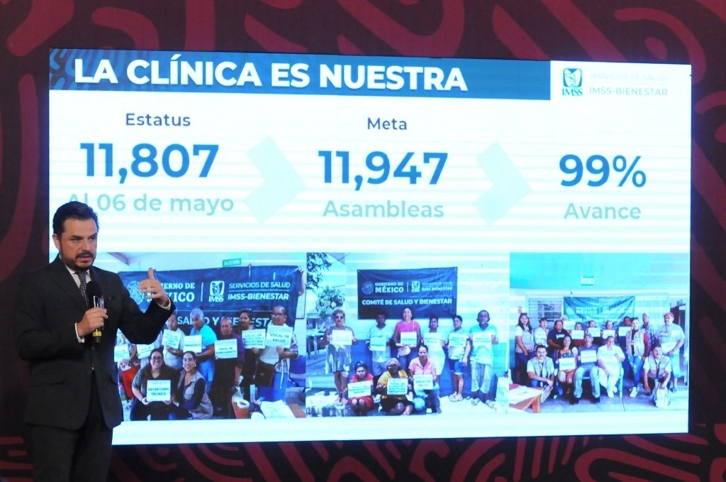 Zoé Robledo, director del IMSS, habla sobre el programa La Clínica es Nuestra. Foto Cuartoscuro / archivo 