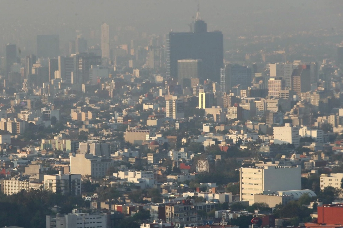 Vista panorámica de la Ciudad de México, el 8 de diciembre de 2021. Foto Roberto García Ortiz

