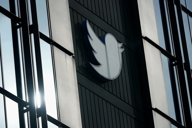 Instalaciones de Twitter en imagen de archivo. Foto Ap