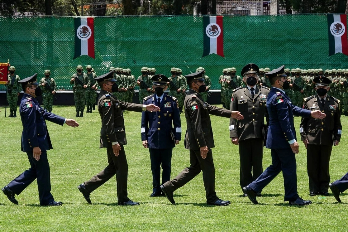 Ceremonia del XC Aniversario de la Escuela Superior de Guerra. Foto Cuartoscuro / Archivo
