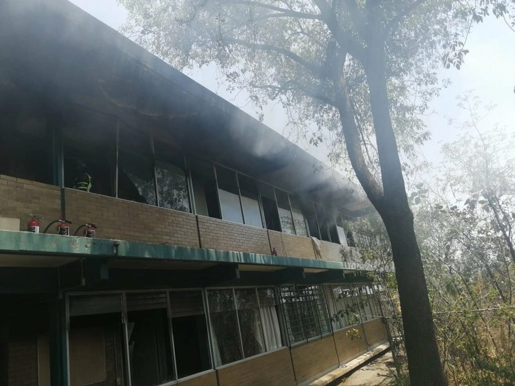 Así se ve el plantel. Foto @Bomberos_CDMX