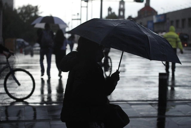 Día de lluvia en la CDMX en imagen de archivo. Foto Cristina Rodríguez