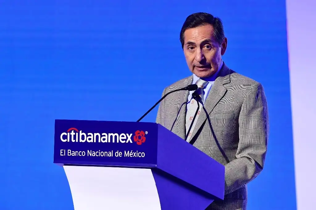Rogelio Ramírez de la O, secretario de Hacienda, durante su participación en la Reunión Plenaria de Citibanamex. Foto cortesía Citibanamex.