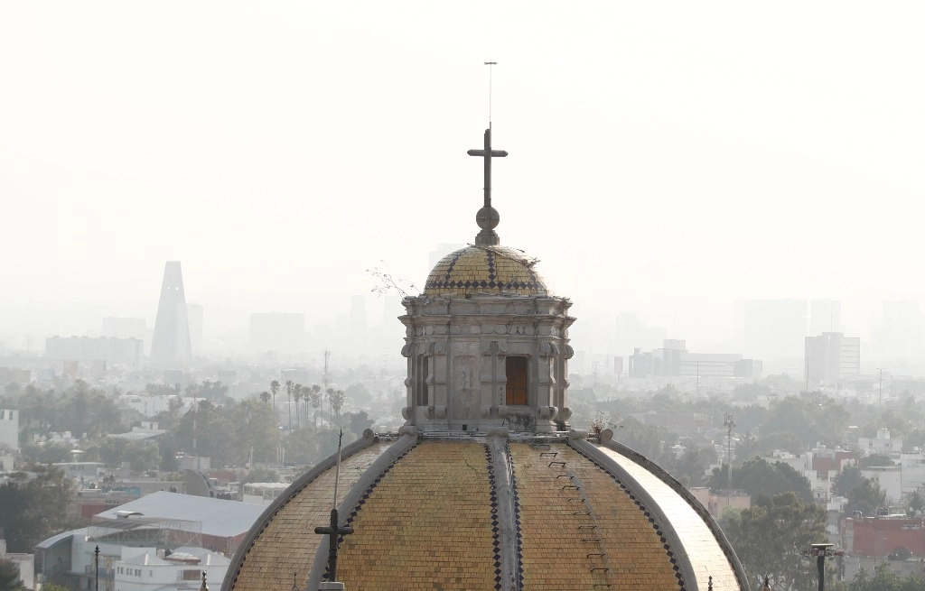 Contaminación en la CDMX, el 6 de marzo de 2024. Foto Víctor Camacho

