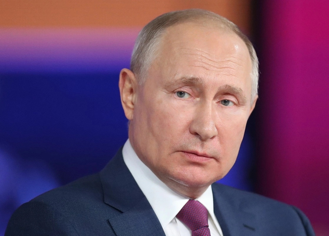 "No apoyo la vacunación obligatoria", afirmó el presidente ruso Vladimir Putin en una sesión retransmitida por televisión, el 30 de junio de 2021. Foto Afp 