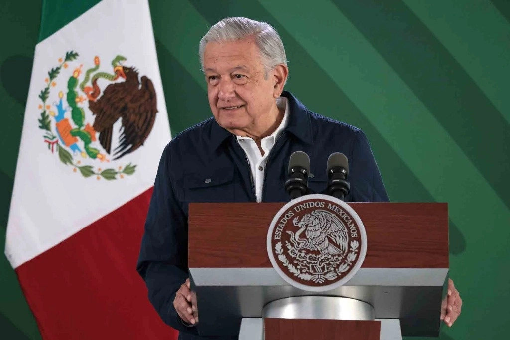 Conferencia matutina del presidente, Andrés Manuel López Obrador, desde Mexicali, Baja California. Foto Presidencia
