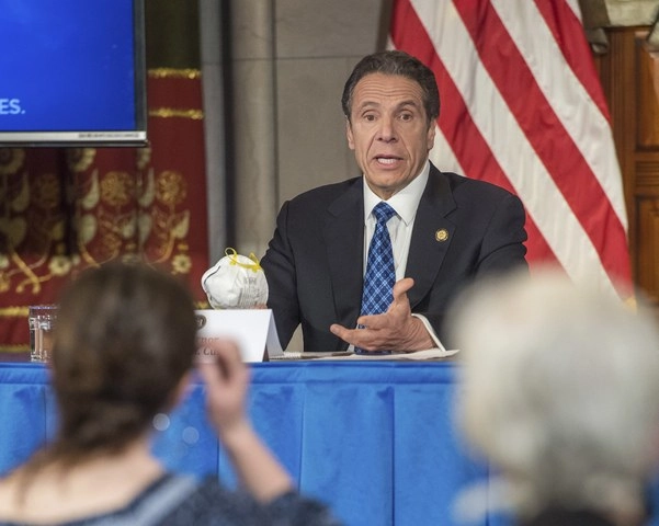 Andrew Cuomo, gobernador del estado de Nueva York. Foto Ap
