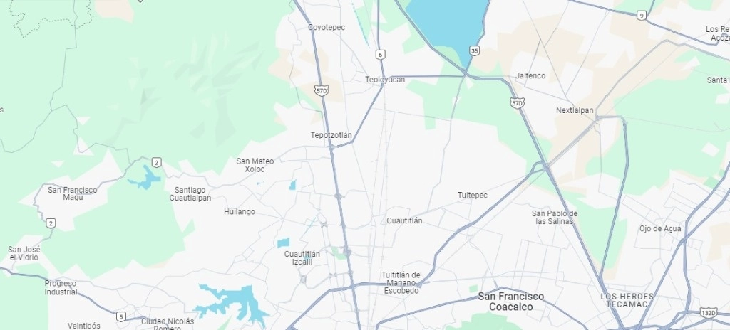 El incendio se registró en un almacén de unicel en el pueblo de San Mateo Xoloc, municipio mexiquense de Tepotzotlán. Foto Tomada de Google Maps
