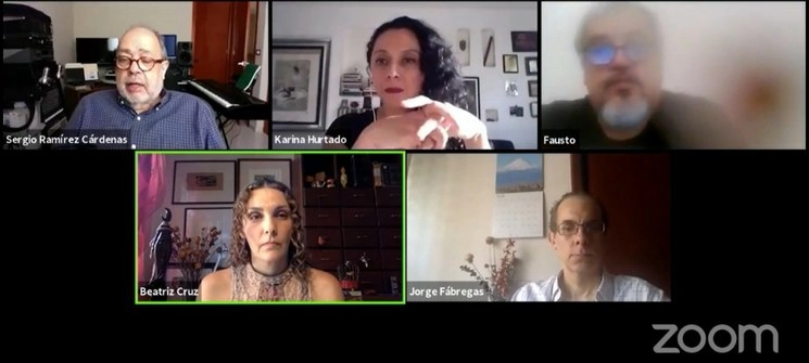 Captura de pantalla de la reunión. 
