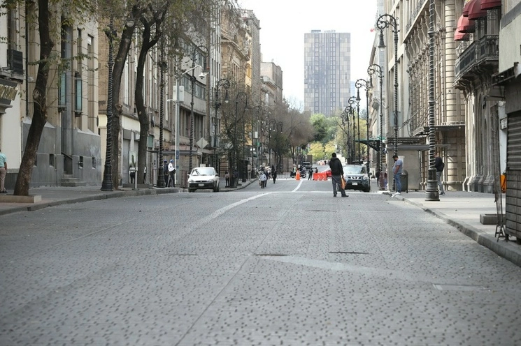 Hoteles en el Centro Histórico de la Ciudad de México. Foto María Luisa Severiano / Archivo