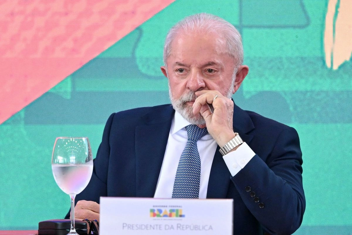 El presidente de Brasil, Luiz Inácio Lula da Silva, asiste a la reunión del Consejo para el Desarrollo Económico y Social Sostenible en Brasilia el 5 de agosto de 2025. Foto