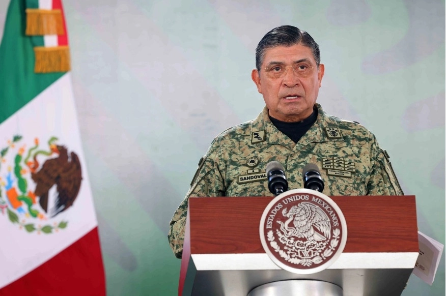 El secretario de la Defensa Nacional, Luis Cresencio Sandoval, en imagen de archivo. Foto cortesía Presidencia