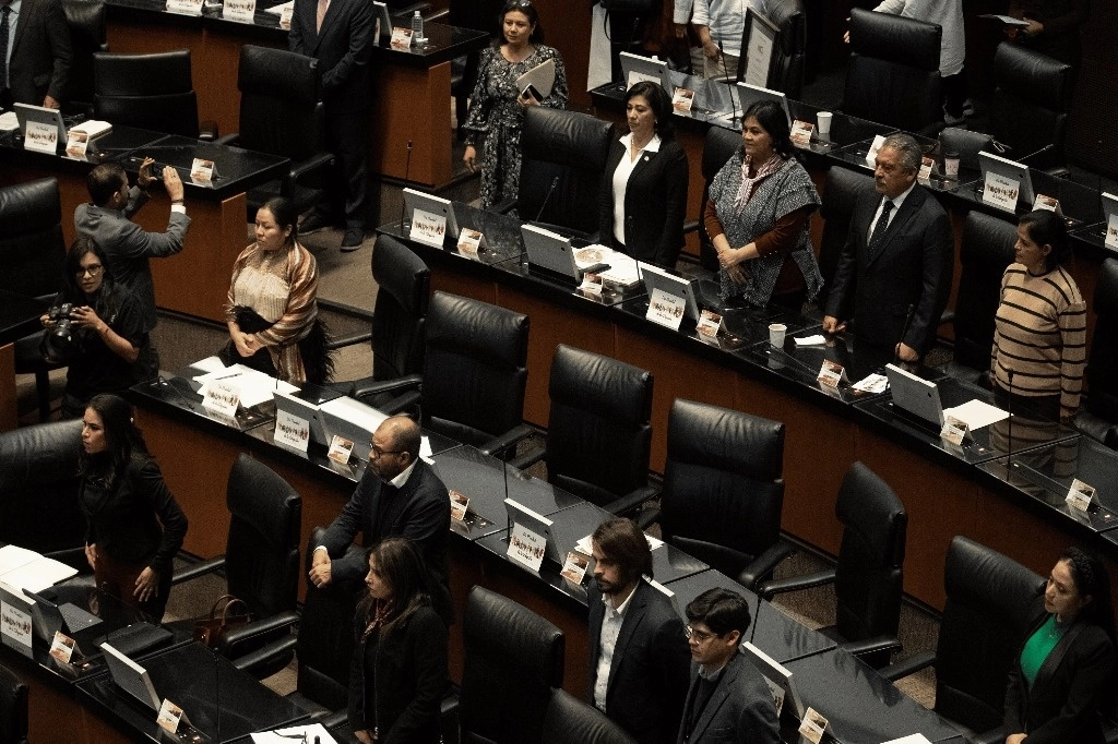 Sesión en el Senado, el 12 de noviembre de 2024. Foto María Luisa Severiano