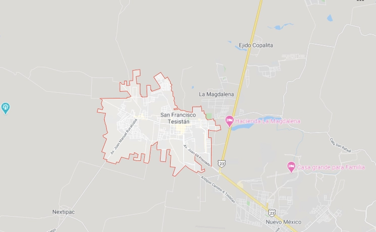 Mapa del lugar. 