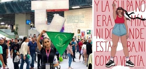 Feministas han denunciado el incremento de la violencia de género en la entidad. imagen tomada de la cuenta en Twitter de Rubí Castellanos, estudiante de la UdeG 