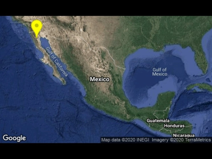 Los movimientos telúricos se sintieron alrededor de las 8 horas, tiempo local (10, centro de México). Imagen tomada del Twitter @SismologicoMX
