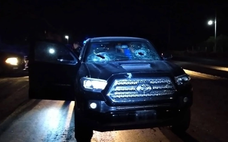 Mario Salgad, efectivo de la SEMAR, pereció de cinco tiros  a quemarropa en la cabecera municipal de Emiliano Zapata. Foto cortesía FGE-SLP