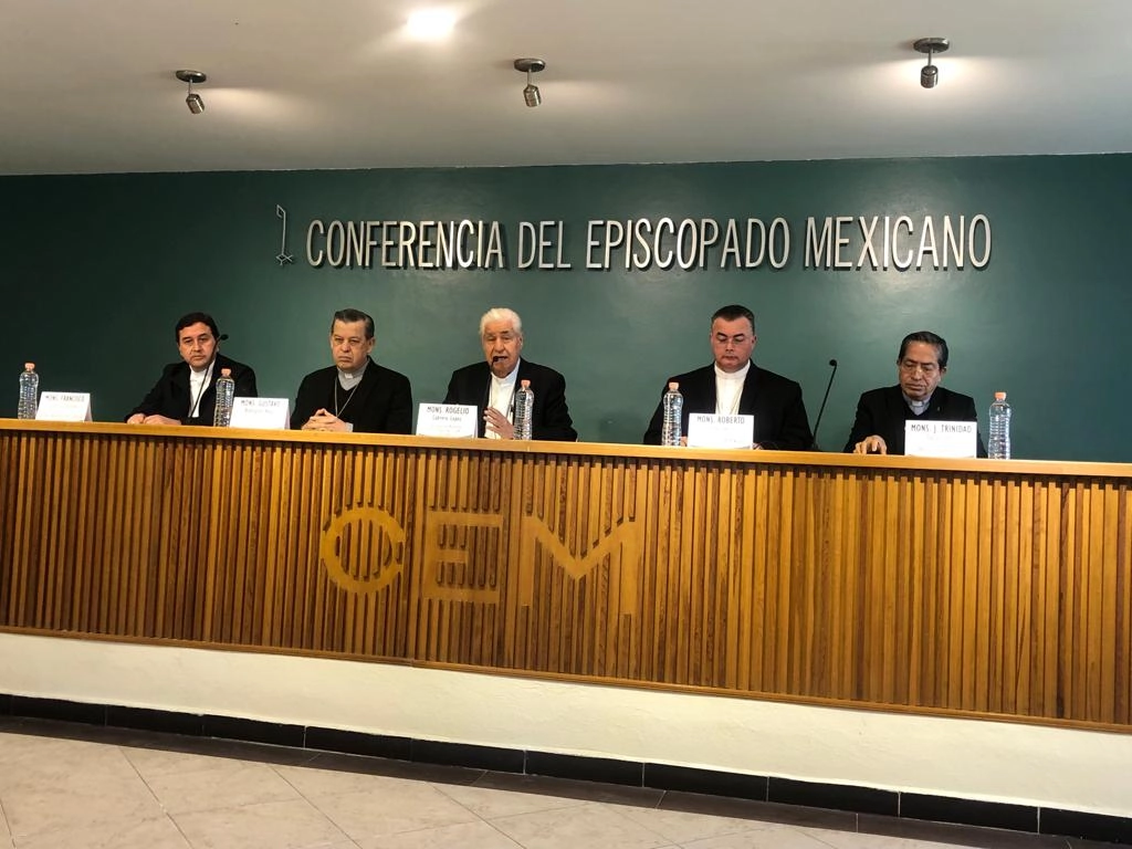 Conferencia de prensa con motivo de la 115 Asamblea Plenaria de la Conferencia del Episcopado Mexicano (CEM). Foto Carolina  Gómez Mena