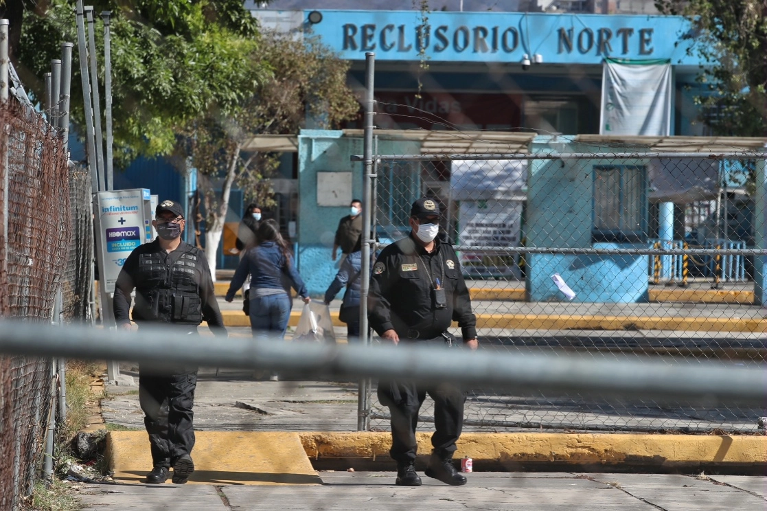 El titular de la Secretaría de Seguridad Pública de Aguascalientes, Porfirio Javier Sánchez Mendoza, tuvo una audiencia en el Centro de Justicia Penal Federal con sede en el Reclusorio Norte de la CDMX, el 3 de febrero de 2022. Foto Marco Peláez / Archivo